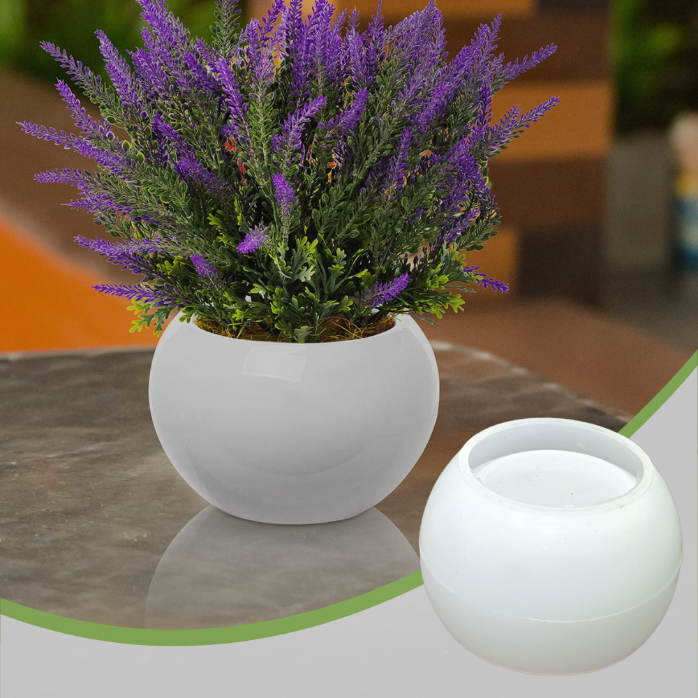 SILICOMOLDS - 2.5" W X 2" hgt - Bowl silicone Planter Mold -URP329PM